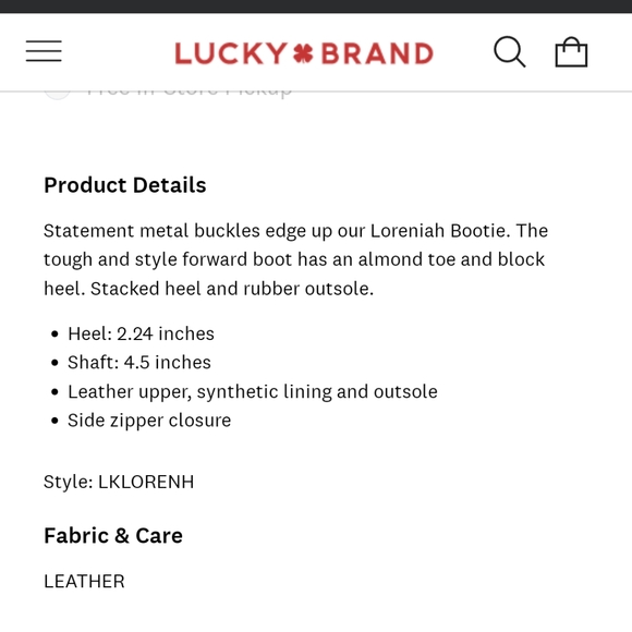 Lucky brand leather loreniah boots - Picture 15 of 16